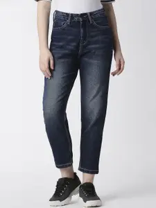 Pepe Jeans Women Relaxed Fit High-Rise Heavy Fade Cotton Jeans