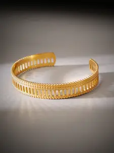 Rubans Voguish Women 18K Gold-Plated Bangle-Style Bracelet