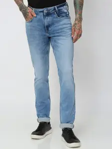 Mufti Men Skinny Fit Heavy Fade Stretchable Cotton Jeans
