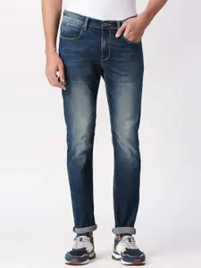 Pepe Jeans Men Mid-Rise Slim Fit Heavy Fade Jeans