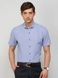 CODE by Lifestyle Micro Checked Cotton Formal Shirt