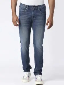 Pepe Jeans Men Slim Fit Heavy Fade Crinkled Cotton Jeans