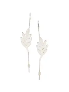 ahilya Gold-Plated Contemporary Ear Cuff Earrings