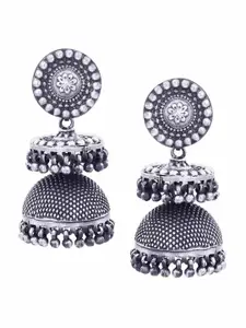 ahilya 92.5 Sterling Silver Contemporary Jhumkas Earrings