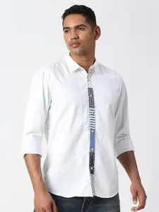 Pepe Jeans Spread Collar Relaxed Cotton Casual Shirt