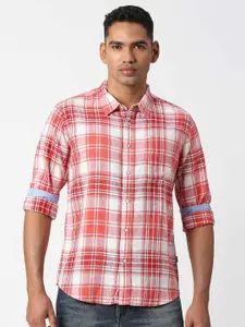 Pepe Jeans Relaxed Tartan Checked Casual Shirt