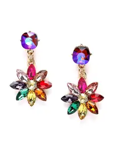 AVANT-GARDE PARIS Gold-Plated Floral Drop Earrings