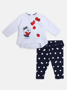 Chicco Girls Printed Top with Leggings