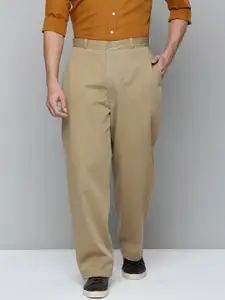 Levis Men Self Design Textured Mid-Rise Trousers