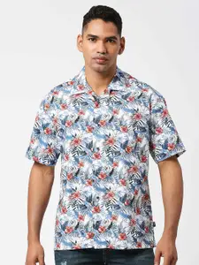 Pepe Jeans Floral Printed Relaxed Casual Shirt