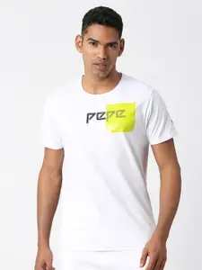 Pepe Jeans Typography Printed Pure Cotton T-shirt