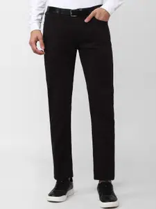 Peter England Casuals Men Mid-Rise Slim Fit Trousers