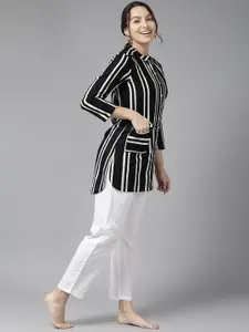 Prakrti Pure Cotton Striped Night suit PCCLW539