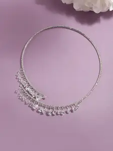 SOHI Silver-Plated Necklace