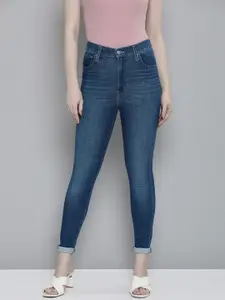 Levis Women Skinny Fit High-Rise Light Fade Stretchable Jeans