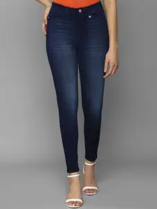 Allen Solly Woman Women Super Skinny Fit Light Fade Cotton Jeans