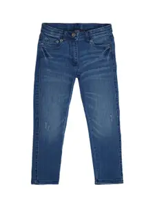 Peter England Girls Slim Fit Light Fade Cotton Jeans