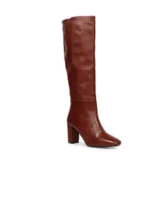 Saint G Women Heeled Leather Regular Boots
