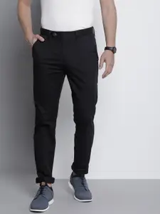 Nautica Men Solid Tailored Fit Mid-rise Casual Trousers