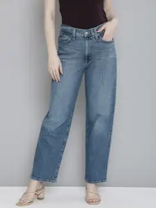 Levis Women Bootcut Light Fade Acid Wash Stretchable Jeans