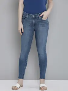 Levis Women Mid Rise 710 Super Skinny Fit Light Fade Stretchable Jeans