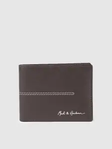 Mast & Harbour Men Leather Two Fold Wallet