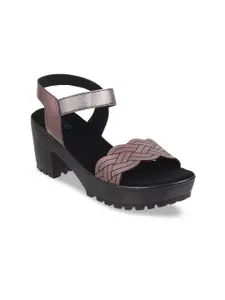 Metro Printed Platform Heels