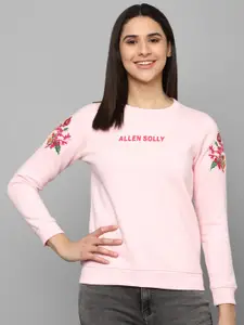 Allen Solly Woman Embroidered Sweatshirt