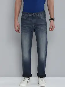 Levis Men Straight Fit Faded Jeans