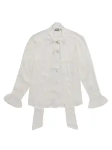 Cantabil White Shirt Style Top