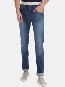V-Mart Men Cotton Classic Low Distress Heavy Fade Jeans