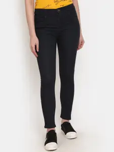 V-Mart Women Classic Clean Look High Waist Cotton Jeans