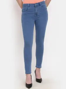 V-Mart Women Classic Mid-Rise Clean Look Cotton Jeans
