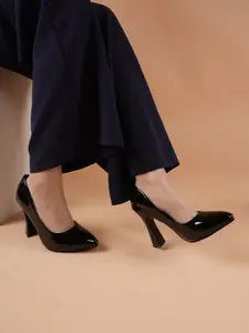 DressBerry Women Pointed Toe Block Heels