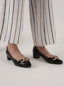 DressBerry Women Embellished Block Pumps