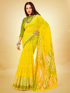 Saree mall Bandhani Printed Sarees