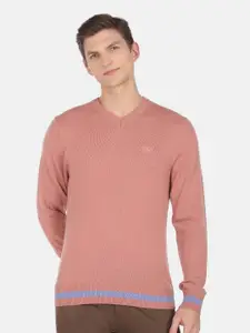 Arrow V-Neck Long Sleeves Pullover