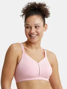 Jockey Wirefree Non Padded Cotton Full Coverage Plus Size Bra with Broad Wings-ES27
