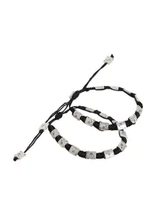 EL REGALO Set Of 2 Beaded Boho Designed Anklet