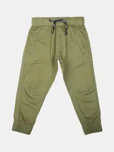 V-Mart Boys Mid Rise Cotton Joggers