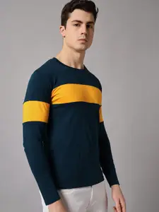 The Dry State Colourblocked Long Sleeve Cotton T-shirt