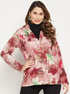 Bitterlime Floral Printed Casual Shirt