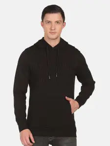 Arrow Sport Men Hooded Printed Cotton Sweatshirt