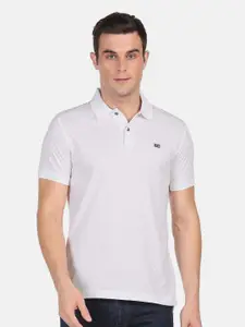 Arrow Sport Geometric Printed Short Sleeve Polo Pure Cotton T-shirt