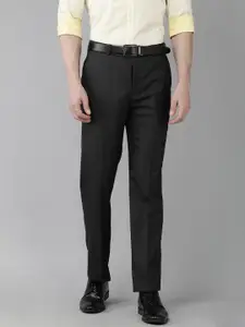 Park Avenue Men Checked Formal Trousers