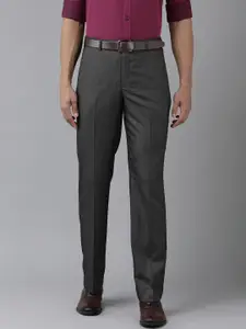 Park Avenue Men Formal Black Trousers