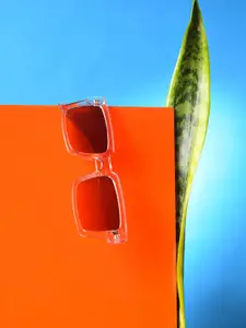 HAUTE SAUCE by  Campus Sutra Women Rectangle Sunglasses with Polarised Lens SUM23_HSSG1130