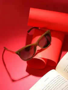 HAUTE SAUCE by  Campus Sutra HAUTE SAUCE by Campus Sutra Women Butterfly Sunglasses with UV Lens SUM23_HSSG1135