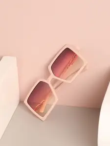 HAUTE SAUCE by  Campus Sutra HAUTE SAUCE by Campus Sutra Women Rectangle Sunglasses with Polarised Lens SUM23_HSSG1355