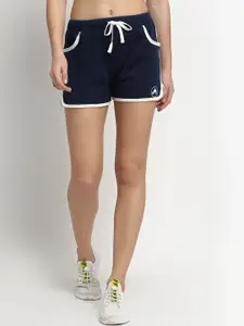 Rute Women Slim Fit Denim Running Sports Shorts